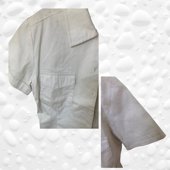 RARE VINTAGE HARAJUKU LOVERS Military Style Shirt - SIZE: M - Picture 5 of 12